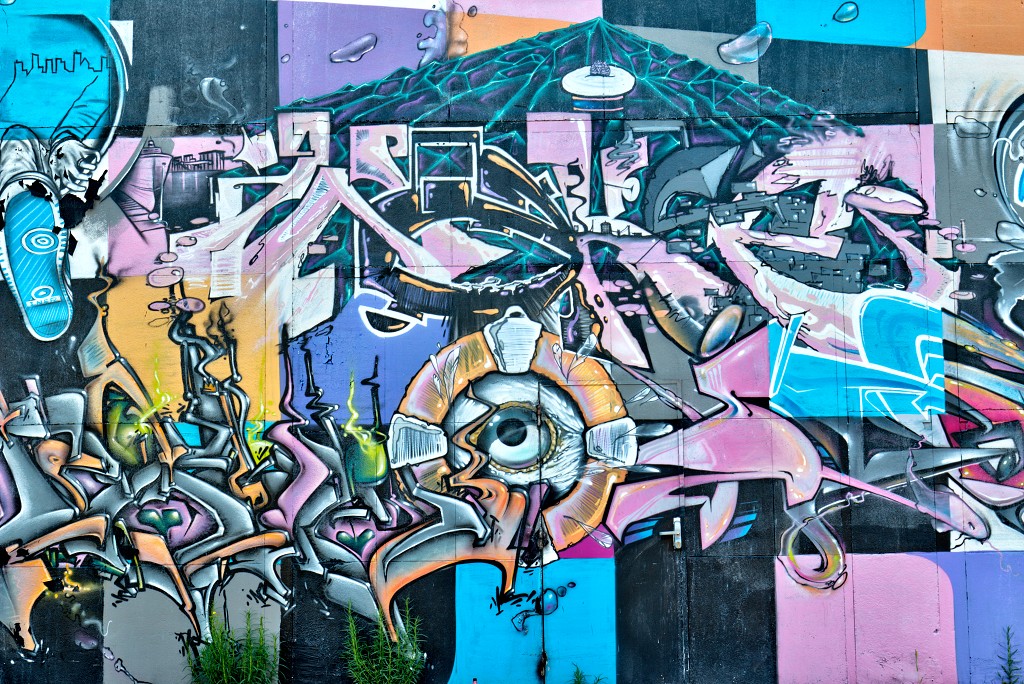 graffiti rouen frankrijk france art kunst kunstwerk mural murals straatkunst hdr urbex